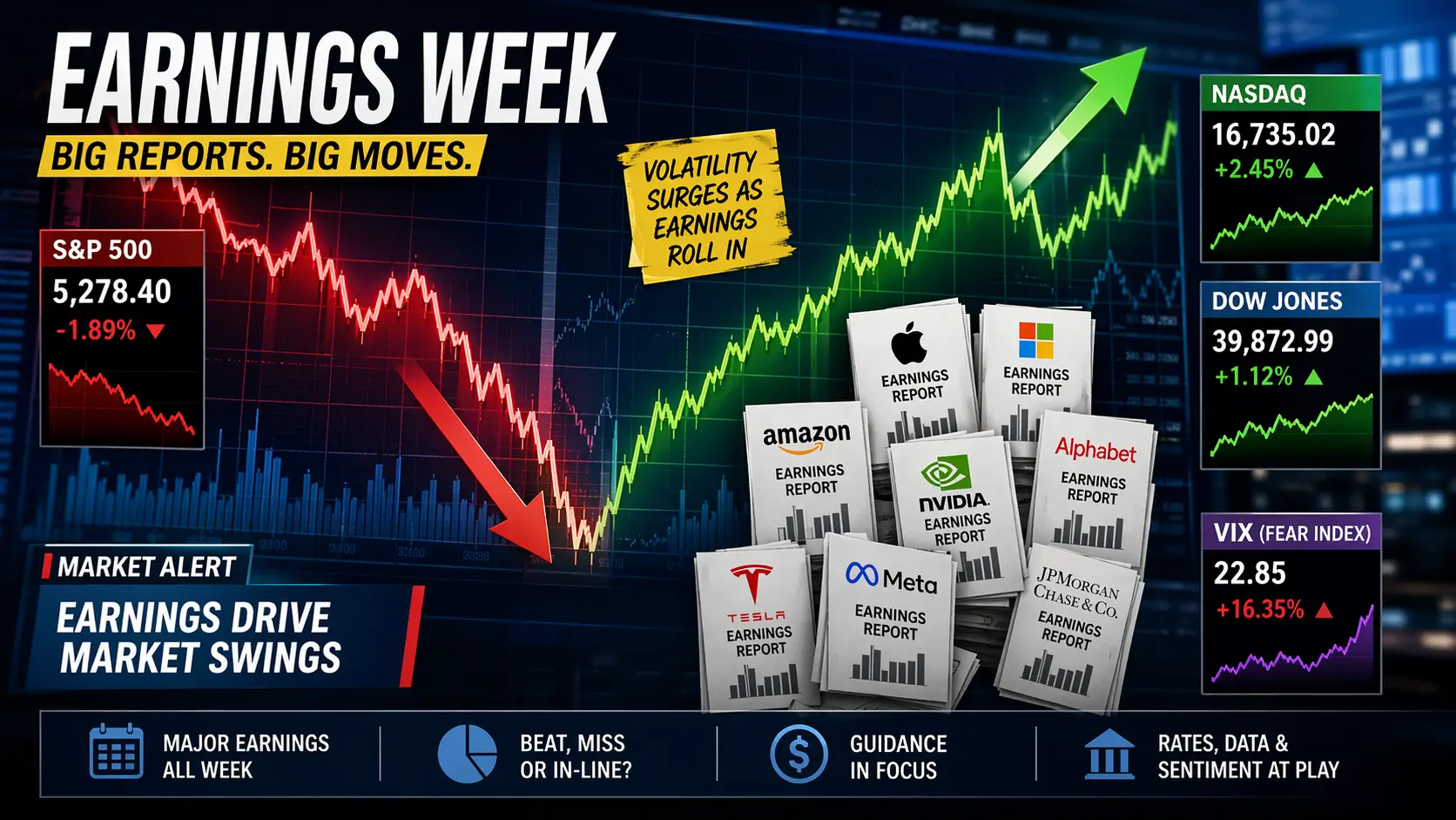 Earnings Volatility Is Suddenly Driving Stocks